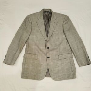 Brooks Brothers Classic Gray 346 Check Blazer Size 42L